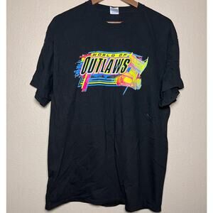Port & Company 🏁 “World of Outlaws” Sprint Car Graphic Tee – Size XL